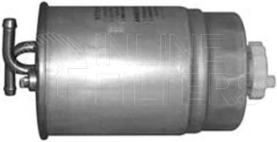 Inline FF30965. In-Line Fuel Filter with Drain.