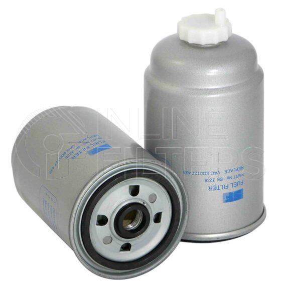 Inline FF31118. Fuel Filter Product – Spin On – Round Product Fuel filter