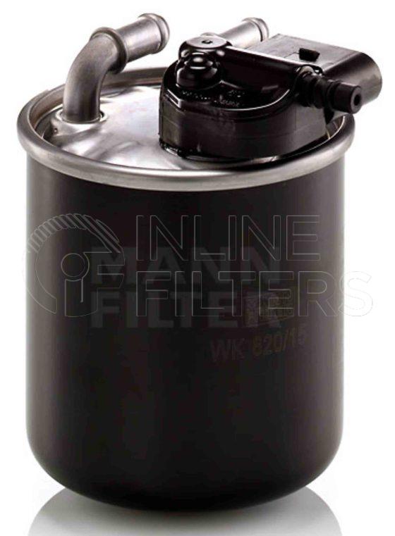 Inline FF31158. Fuel Filter Product – Push On – Round Product Filter