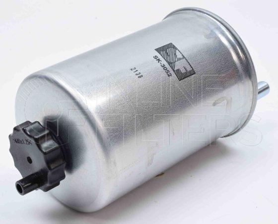 Inline FF31588. Fuel Filter Product – Push On – Round Product Push-on fuel filter Ports 9mm 9.5mm/10mm Ports version FIN-FF30455