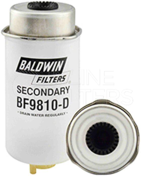 Inline FF31674. Fuel Filter Product – Collar Lock – Secondary Product Secondary fuel/water separator Flow Direction Reverse Flow