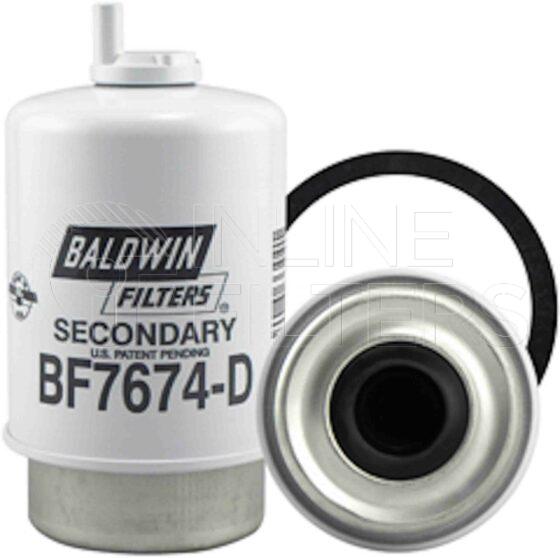 Inline FF31688. Fuel Filter Product – Collar Lock – Secondary Product Secondary fuel/water separator Primary FIN-FF31709 or Primary FIN-FF31687 or Primary FIN-FF31671 or Primary FIN-FF31670