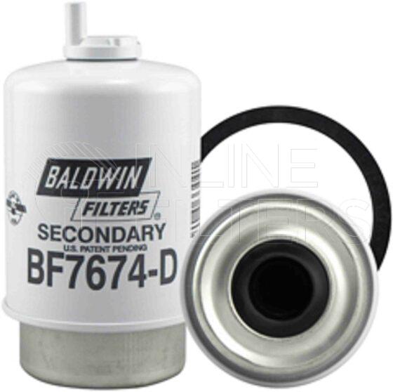 Inline FF31707. Fuel Filter Product – Collar Lock – Secondary Product Secondary fuel/water separator