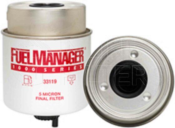 Inline FF31734. Fuel Filter Product – Collar Lock – Primary Product Primary collar lock fuel/water separator Fits Stanadyne FM1000 series Micron 5 micron