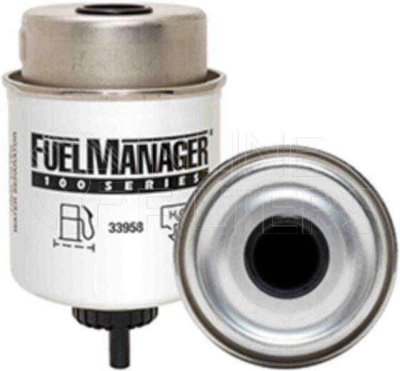 Inline FF31739. Fuel Filter Product – Collar Lock – Secondary Product Secondary collar lock fuel/water separator Fits Stanadyne FM100 series Flow Direction Reverse flow Micron 5 micron