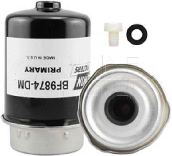 Inline FF31745. Fuel Filter Product – Collar Lock – Primary Product Marine primary fuel/water separator Flow Direction Reverse Flow