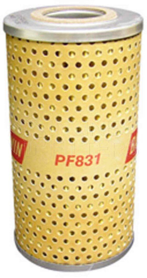 Inline FF31763. Fuel Filter Product – Cartridge – Round Product Fuel filter product