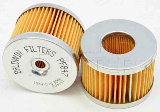 Inline FF31766. Fuel Filter Product – Cartridge – Round Product: Cartridge Fuel Filter Usage: Small engines, Oil fired heaters, Bio diesel systems Large version: FIN-FF31768