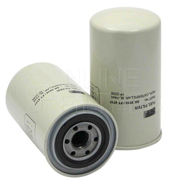 Inline FF31876. Fuel Filter Product – Spin On – Round Product Fuel filter product