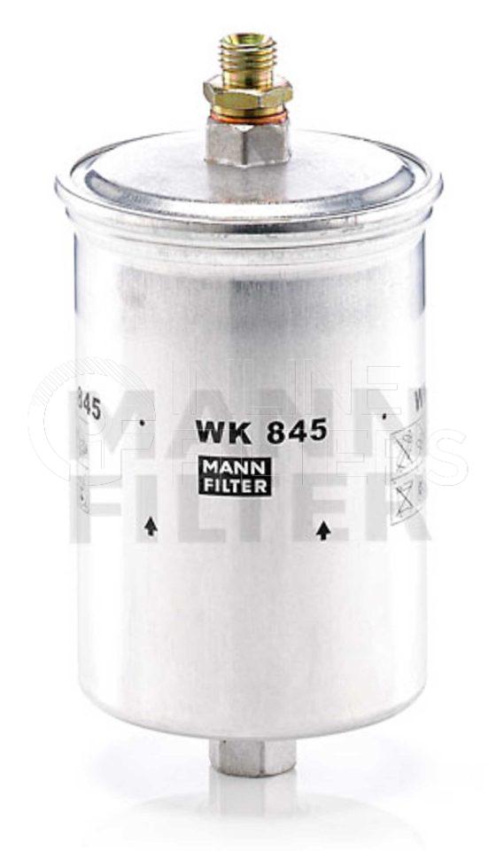 Inline FF31890. Fuel Filter Product – In Line – Metal Threaded Product Metal Inline Fuel Filter Filter Thread M14x1.5 Drain/Sensor Thread M12x1.5