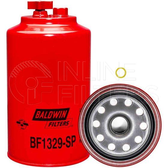Inline FF31912. Fuel Filter Product – Spin On – Round Product Fuel/Water Separator Spin-on with Drain and Sensor Port Sensor Port Thread 9/16-18