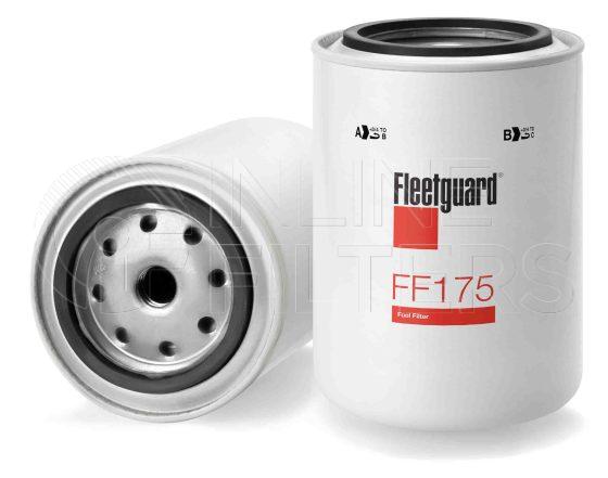 Inline FF31966. Fuel Filter Product – Spin On – Round Product Fuel filter product