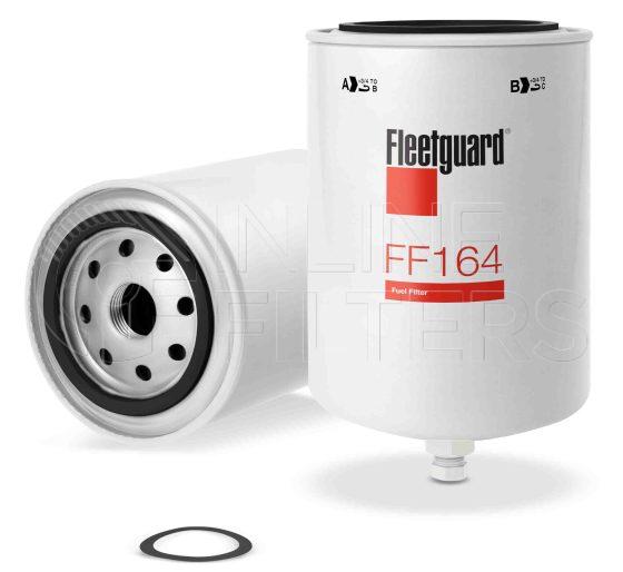 Inline FF31967. Fuel Filter Product – Spin On – Round Product Fuel filter product