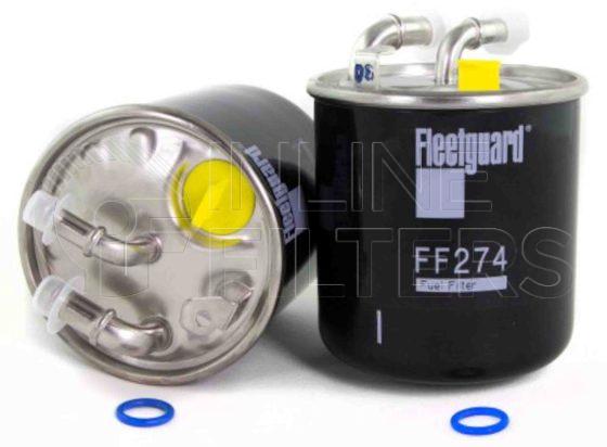 Inline FF32021. Fuel Filter Product – Push On – Round Product Filter