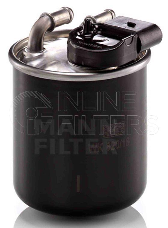 Inline FF32023. Fuel Filter Product – Push On – Round Product Filter