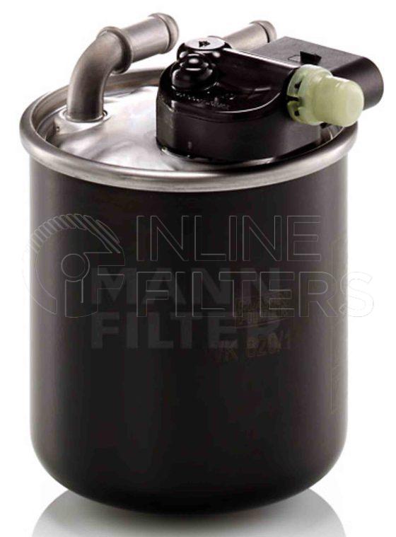 Inline FF32027. Fuel Filter Product – Push On – Round Product Filter