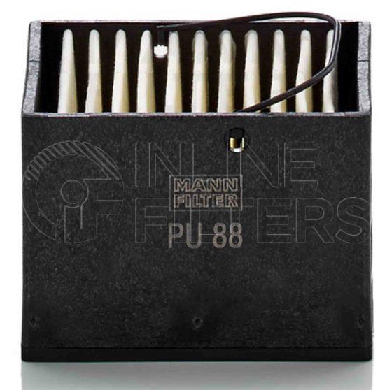 Inline FF32046. Fuel Filter Product – Box Type – Square Product Filter