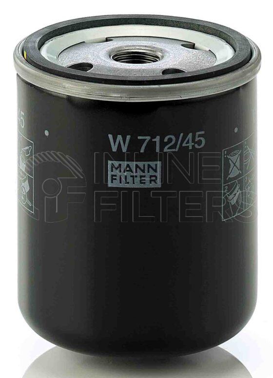 Inline FH50115. Hydraulic Filter Product – Spin On – Round Product Hydraulic filter product
