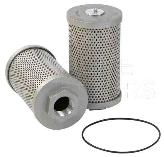 Inline FH50342. Hydraulic Filter Product – Cartridge – Threaded Product Threaded cartridge hydraulic filter Flow Direction Inside-Out By-Pass Valve Location At closed end Dimension across Nut Flats 49mm