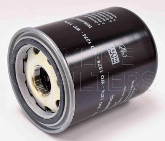 Inline FH50436. Hydraulic Filter Product – Spin On – Round Product Spin-on hydraulic filter
