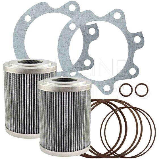 Inline FH50823. Hydraulic Filter Product – Cartridge – O- Ring Product Transmission filter with o-ring kit Pack Quantity 2
