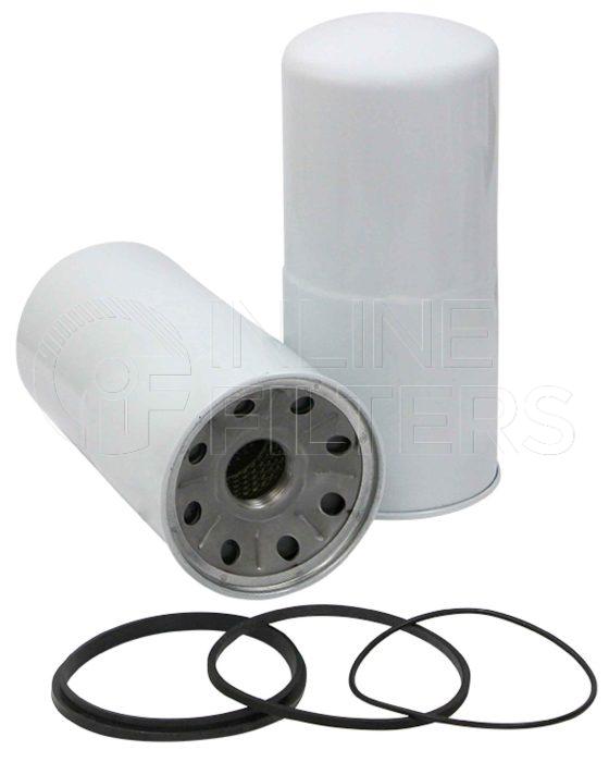 Inline FH50902. Fuel Filter Product – Spin On – Round Product Spin-on hydraulic or fuel filter Used as Storage tank filter Media Water absorbing synthetic/cellulose combo Micron 10 micron