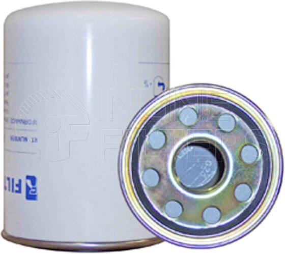 Inline FH50968. Hydraulic Filter Product – Spin On – Round Product 25 micron hydraulic filter 10 Micron version FIN-FH51369 Longer version FIN-FH50419