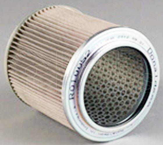 Inline FH51244. Hydraulic Filter Product – Cartridge – O- Ring Product Hydraulic filter product