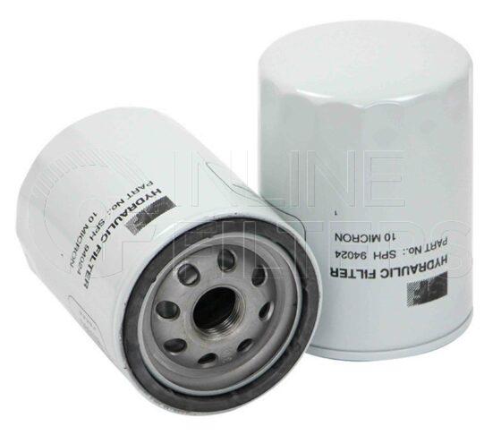 Inline FH57523. Hydraulic Filter Product – Spin On – Round Product Hydraulic filter