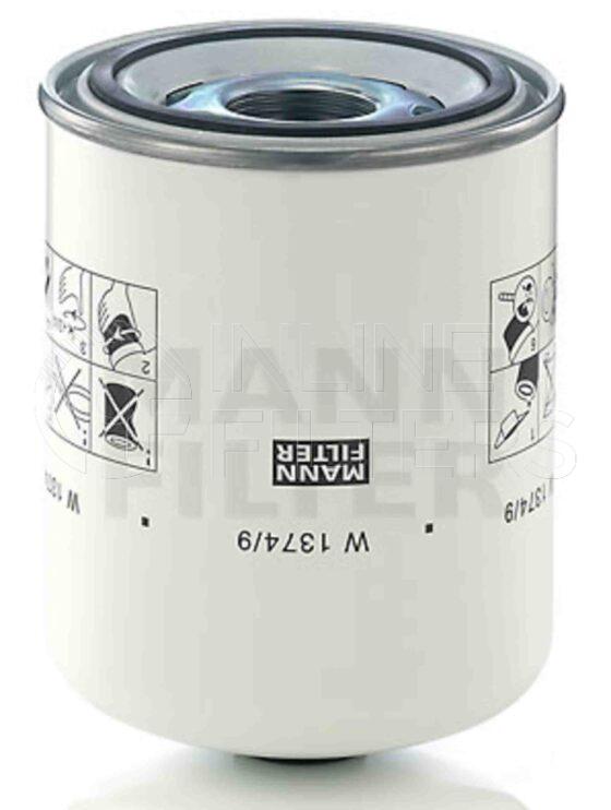Inline FH58662. Hydraulic Filter Product – Spin On – Round Product Filter