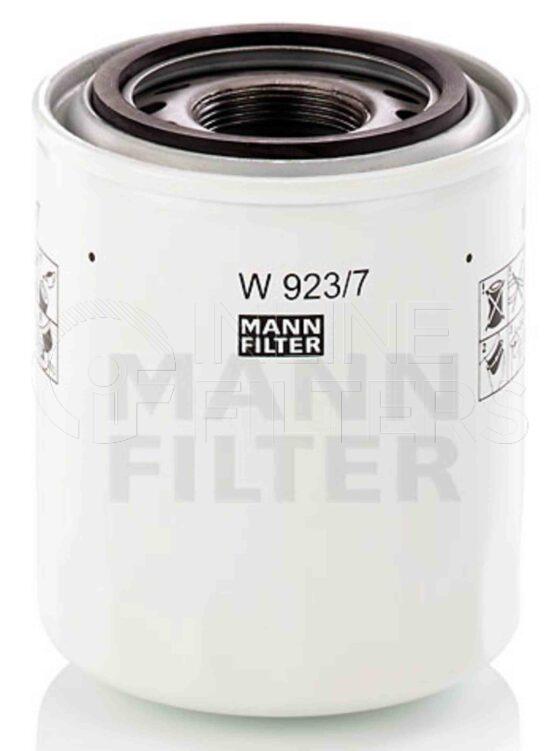 Inline FH58697. Hydraulic Filter Product – Spin On – Round Product Spin-on hydraulic filter