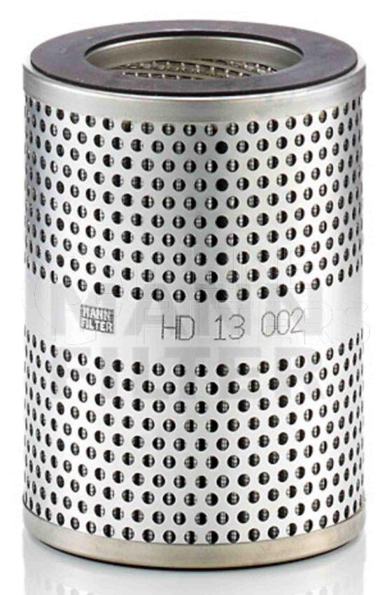 Inline FH58707. Hydraulic Filter Product – Cartridge – Round Product Filter
