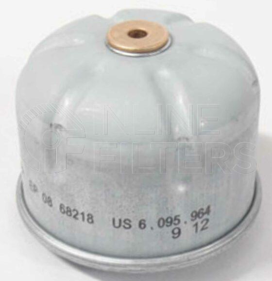 Inline FL70002. Lube Filter Product – Cartridge – Encased Product Centrifugal by-pass lube filter cartridge