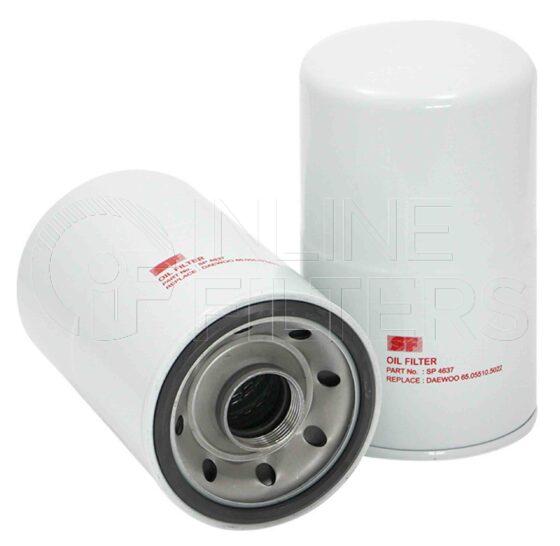 Inline FL70027. Lube Filter Product – Spin On – Round Product Spin-on lube filter
