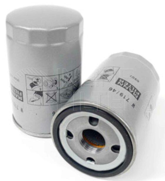 Inline FL70044. Lube Filter Product – Spin On – Round Product Lube filter product