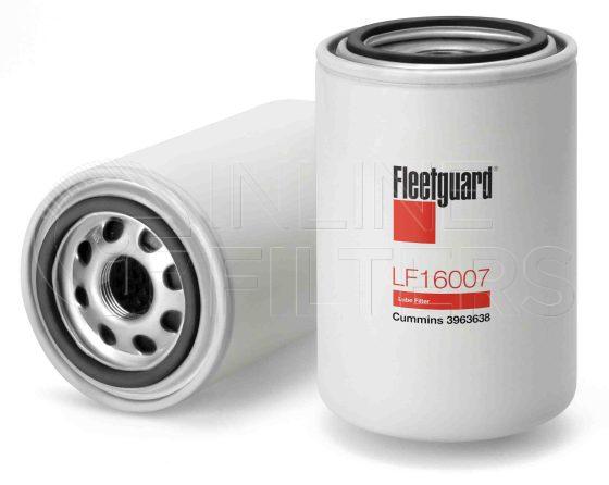 Inline FL70073. Lube Filter Product – Spin On – Round Product Spin-on lube filter upgrade Standard version FIN-FL70777