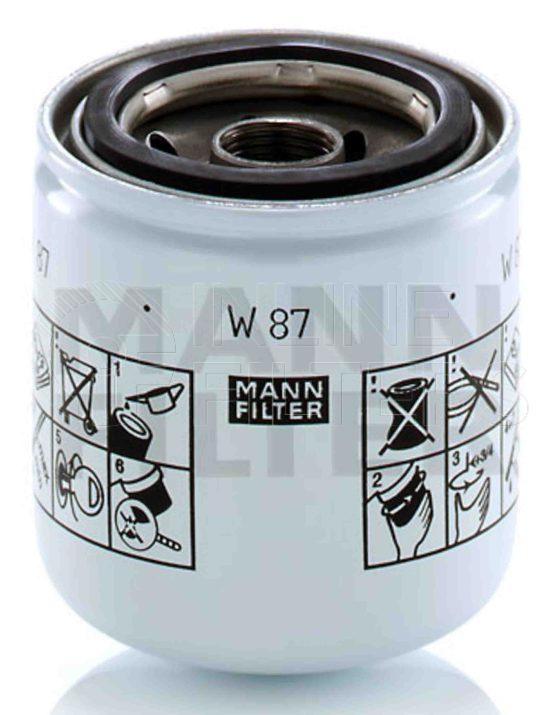 Inline FL70076. Lube Filter Product – Spin On – Round Product Spin-on lube filter
