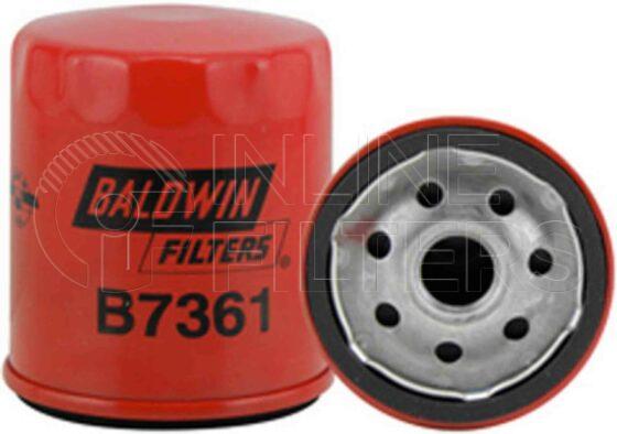 Inline FL70087. Lube Filter Product – Spin On – Round Product Spin-on lube filter