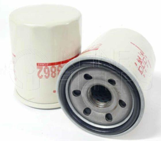 Inline FL70088. Lube Filter Product – Spin On – Round Product Spin-on lube or gearbox filter Fits Hino applications