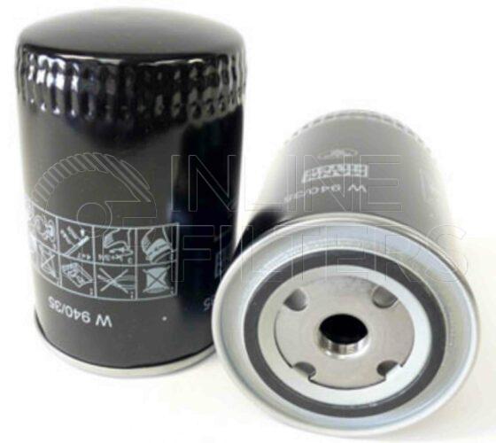 Inline FL70090. Lube Filter Product – Spin On – Round Product Lube filter product