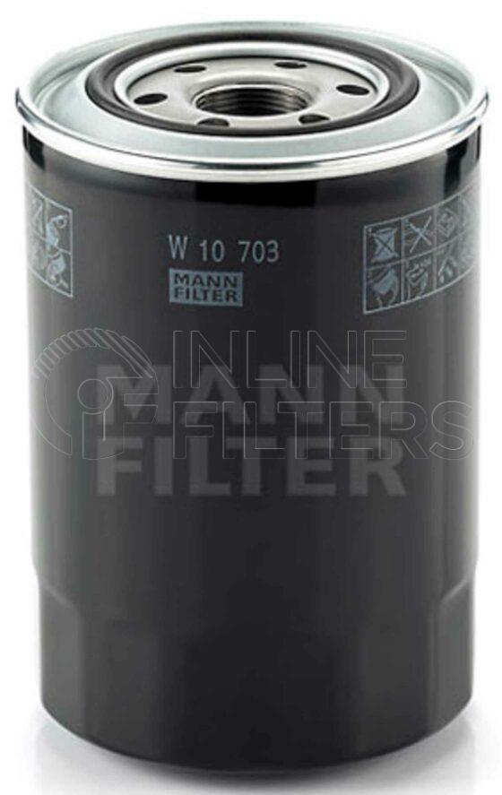 Inline FL70098. Lube Filter Product – Spin On – Round Product Spin-on lube filter
