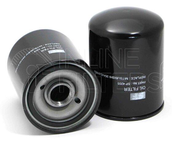 Inline FL70112. Lube Filter Product – Spin On – Round Product Lube filter product