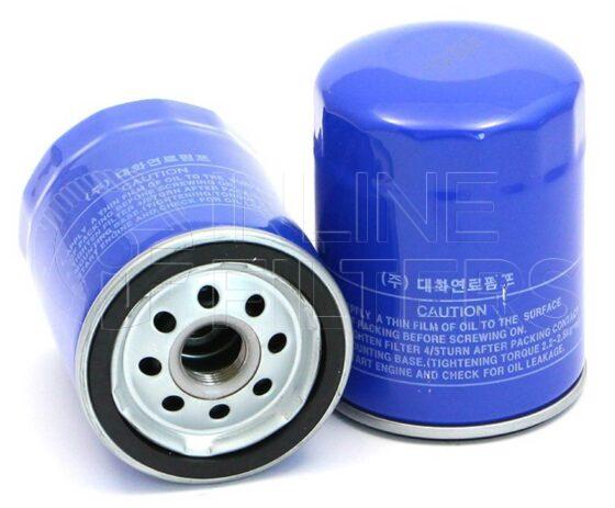 Inline FL70295. Lube Filter Product – Spin On – Round Product Lube filter product