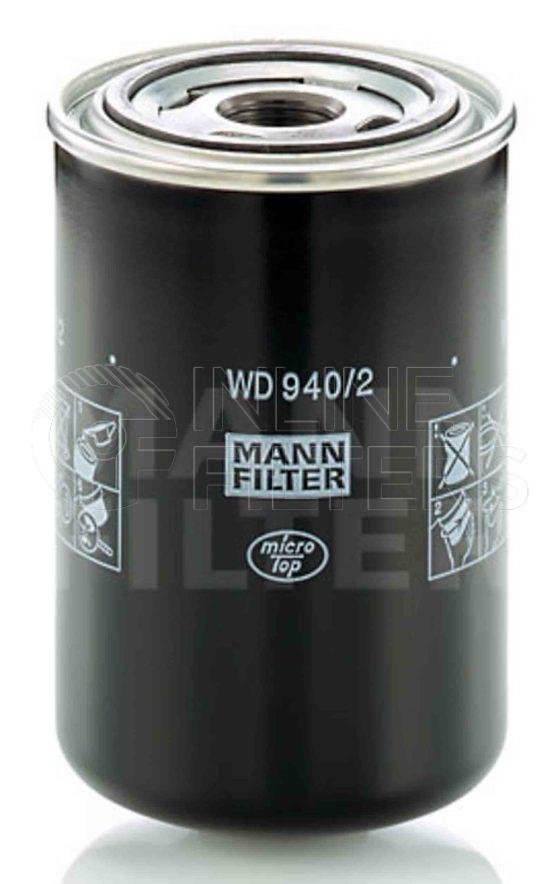 Inline FL70363. Lube Filter Product – Spin On – Round Product Lube filter product