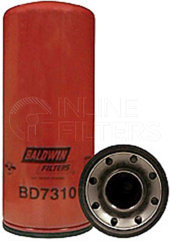 Inline FL70445. Lube Filter Product – Spin On – Round Product Spin-on dual-flow lube filter