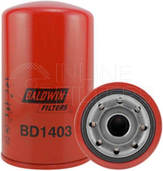 Inline FL70461. Lube Filter Product – Spin On – Round Product Spin-on dual-flow lube filter