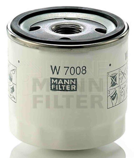 Inline FL70475. Lube Filter Product – Spin On – Round Product Lube filter product