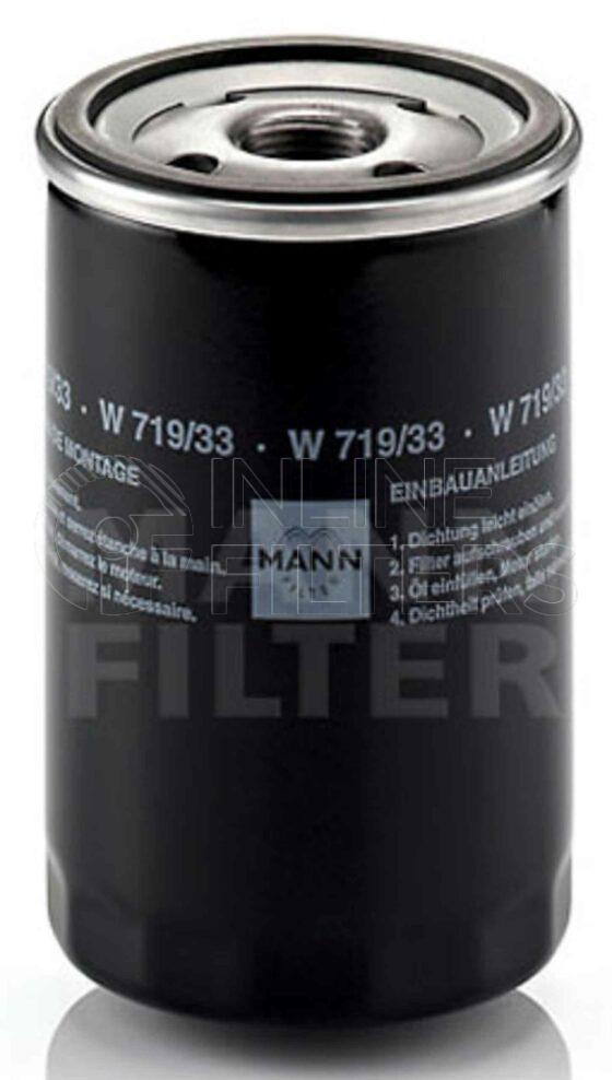 Inline FL70690. Lube Filter Product – Spin On – Round Product Lube filter product