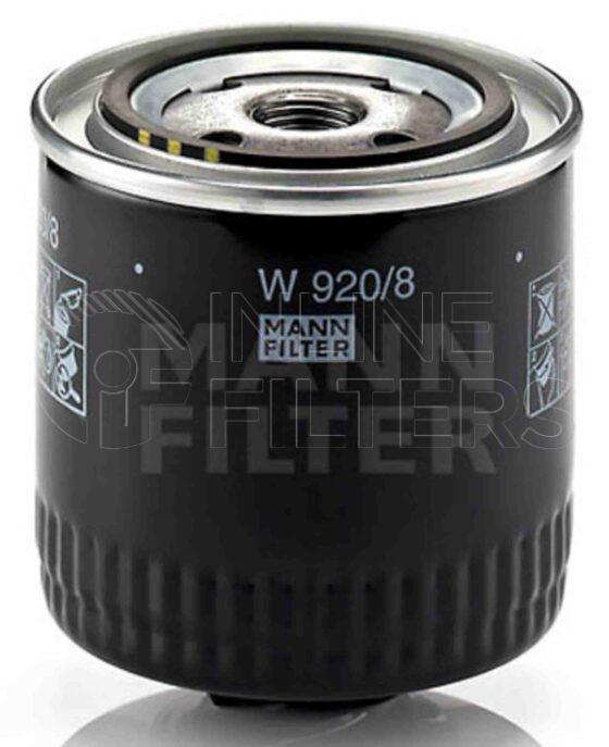 Inline FL70691. Lube Filter Product – Spin On – Round Product Lube filter product