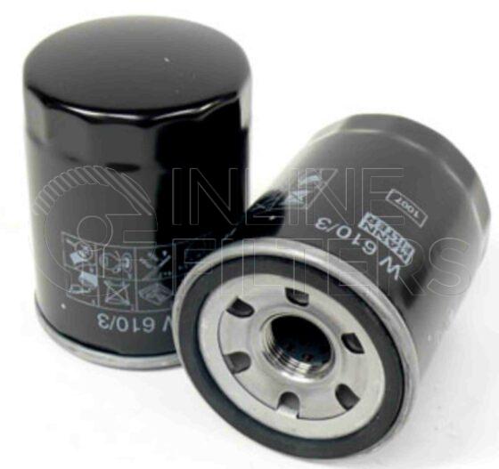 Inline FL70695. Lube Filter Product – Spin On – Round Product Lube filter product